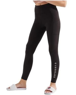 Superdry Leggings - Negro