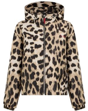 Givenchy Leopard Jacquard Windbreaker - Zwart