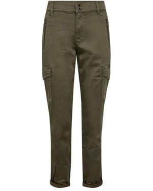 Mos Mosh Slim-Fit Trousers - Green