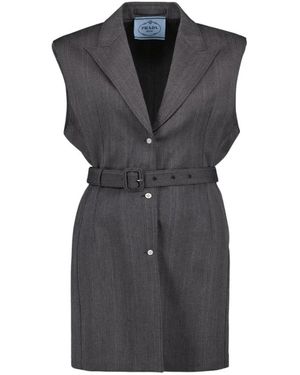 Prada Mouwloos Vest - Zwart