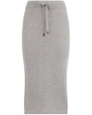 Peserico Midi Skirts - Gray