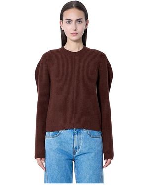 JW Anderson Round-Neck Knitwear - Rojo