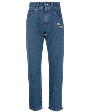 Opening Ceremony Blauwe Rechte Jeans Met 5 Zakken