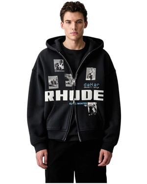 Rhude Zip-Throughs - Zwart