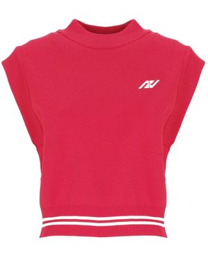 Autry Sleeveless Tops - Rojo