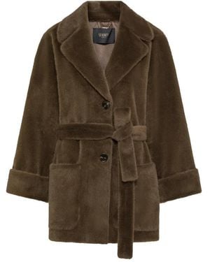 Seventy Faux Fur & Shearling Jackets - Marrón