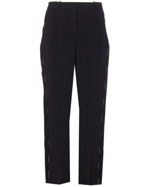 Elisabetta Franchi Cropped Trousers - Black