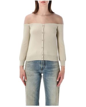 MM6 by Maison Margiela Cardigans - Natural