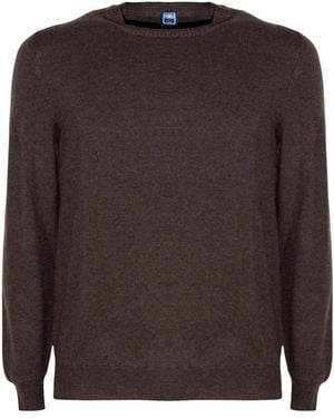 Fedeli Round-Neck Knitwear - Marrone