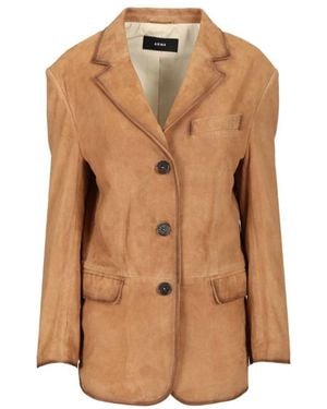 Arma Leather Jackets - Marrón