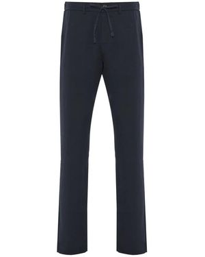 Canali Slim-Fit Trousers - Blue