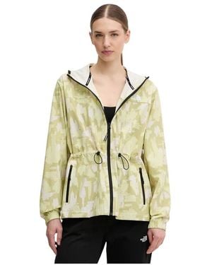 The North Face Mountain Athletics Bedrukte Hoodie Windjack - Naturel