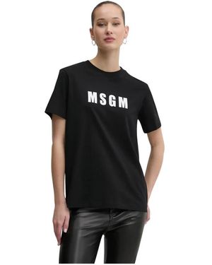 MSGM T-Shirts - Noir