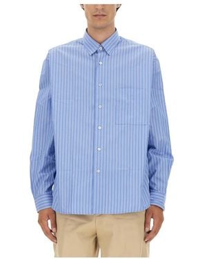 Lanvin Overhemden ,Blauw ,Casual Shirts