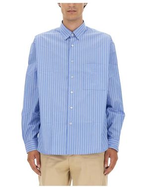 Lanvin Overhemden ,Blauw ,Casual Shirts