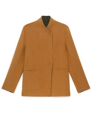 Maliparmi Double-Breasted Coats - Marrón