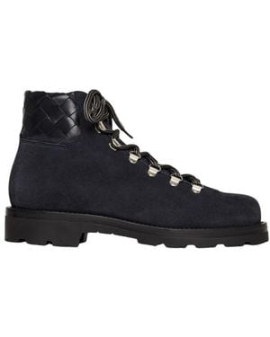 SCAROSSO Lace-Up Boots - Blue