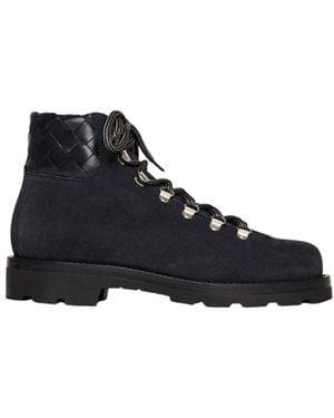 SCAROSSO Lace-Up Boots - Blue