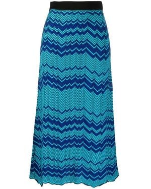 Wales Bonner Midi Skirts - Azul