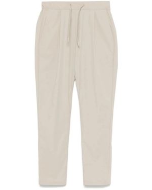 Herno Broeken ,Tapered Track Pants - Naturel