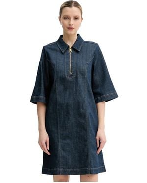 Mos Mosh Kleedjes ,Blauw ,Katoen Abigail Jurk