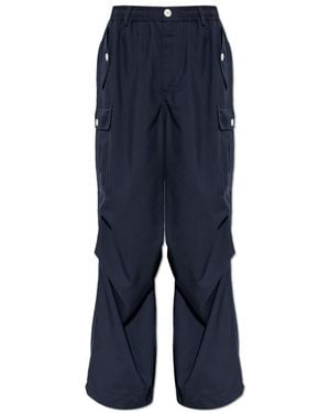 Marni Broeken ,Blauw ,Wol Wool Cargo Broeken