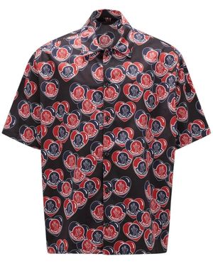 Moncler Short Sleeve Shirts - Red