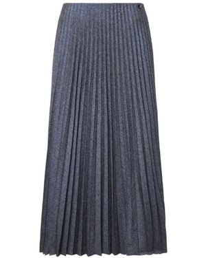 Genny Midi Skirts - Azul