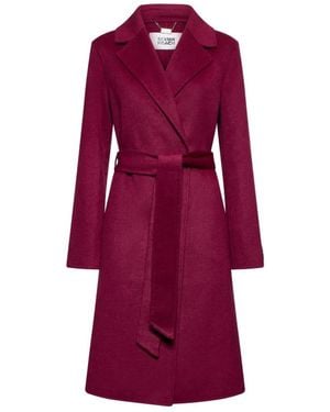 Silvian Heach Belted Coats - Morado