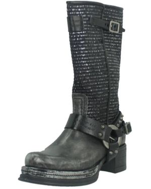 A.s.98 Bota Hebilla - Zwart