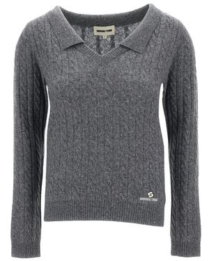 ShuShu/Tong V-Neck Knitwear - Grey