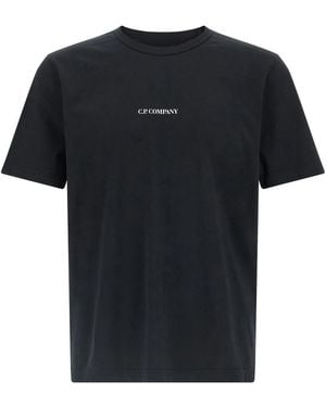 C.P. Company T-Shirts - Black