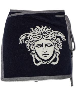 Versace Katoenen Badstof Strandrok - Blauw