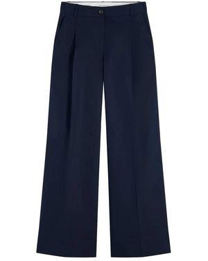 Tommy Hilfiger Broeken ,Blauw ,Wide Broeken