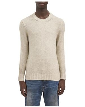 Avant Toi Rundhals-Pullover Aus Baumwolle - Natur
