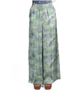 Jijil Jpe26Pa125 Wijde Broek - Groen