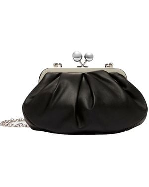 Max Mara Tassen ,Zwart ,Leer Small Pasticcino Bag