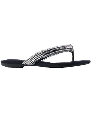 Alexander Wang Schoenen ,Zwart ,Polyester Jenna Sandalen - Blauw