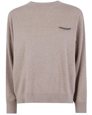 Brunello Cucinelli Cashmere Knitwear - Marron