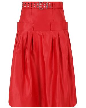 Ganni Midi Rokken - Rood