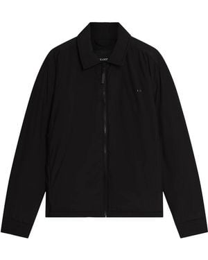 Lyle & Scott Jassen ,Zwart ,Polyester Collared Puffer Jacket