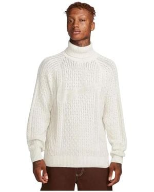 Nike Maglione Collo Alto - Weiß