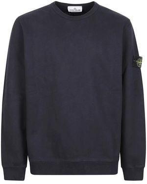 Stone Island Hoodies & Sweatvesten ,Blauw ,Sweatshirt