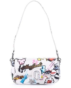 Marc Jacobs Klee Sticker Leder Tasche Sticker Patch - Weiß