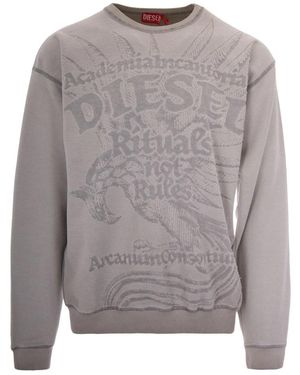 DIESEL Sweatshirts - Grey