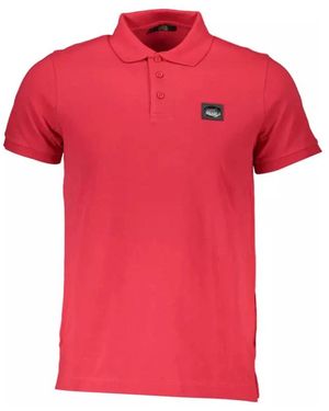 Roberto Cavalli Cotton Polo Shirt - Red