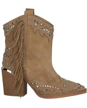 Alma En Pena. Cowboy & Biker Boots - Brown