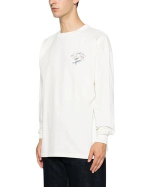 Drole de Monsieur Long Sleeve T-Shirts - White