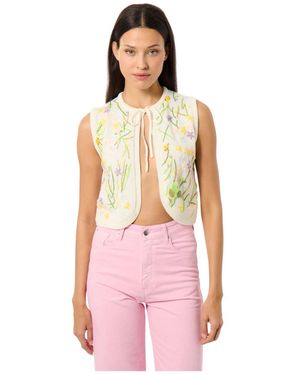Manoush Sleeveless Tops - Roze