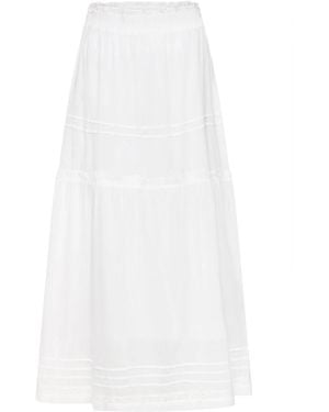 Ichi Midi Skirts - Blanco